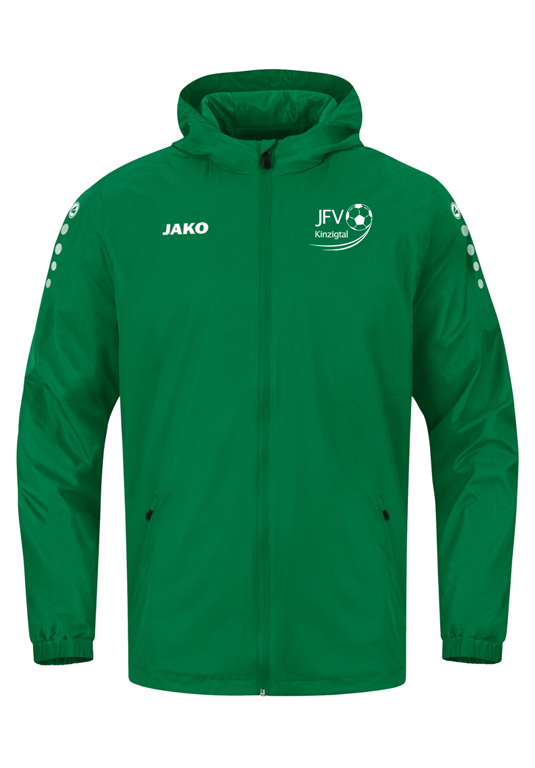 Regenjacke Team grün